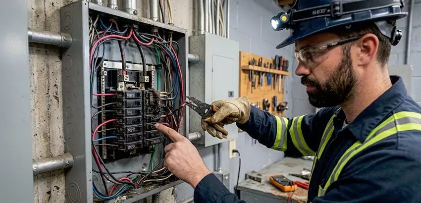 Breaker Box Short Circuit Repair in Zanesville