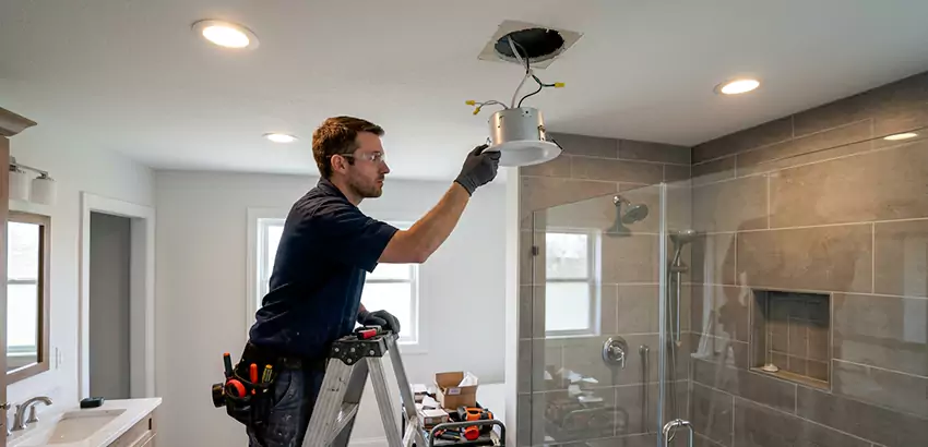 Bathroom and Shower Recessed Lighting Installation in Zanesville