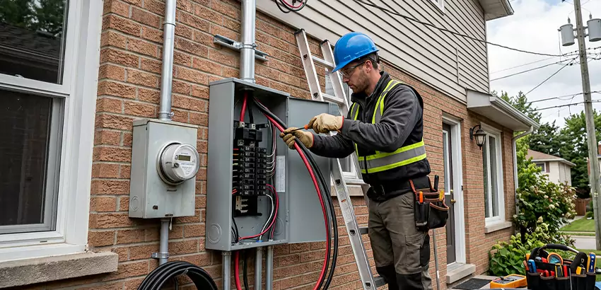 Outdoor Subpanel Installation in Zanesville